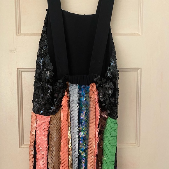 Tibi Multicolor Long Night Out Dress, Size 2 - Picture 10 of 11